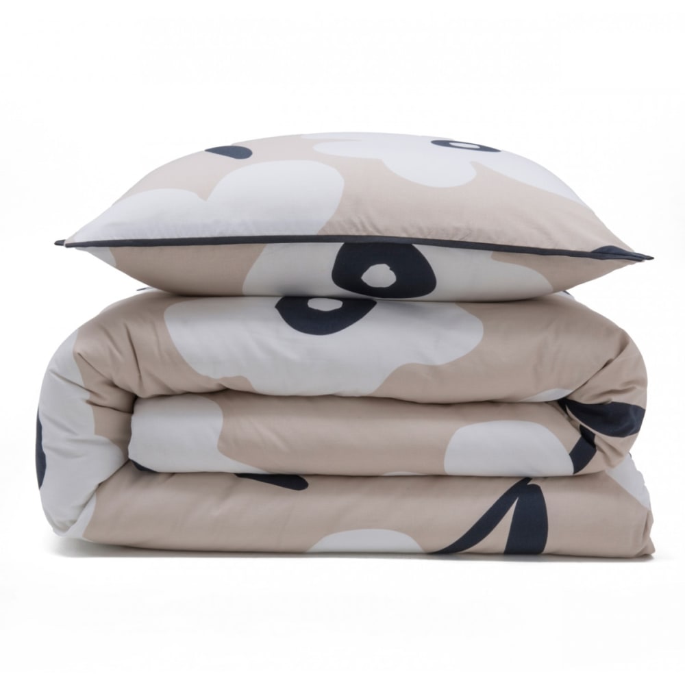 Parure de lit 2 personnes fleur coton 260x240cm — vue 4