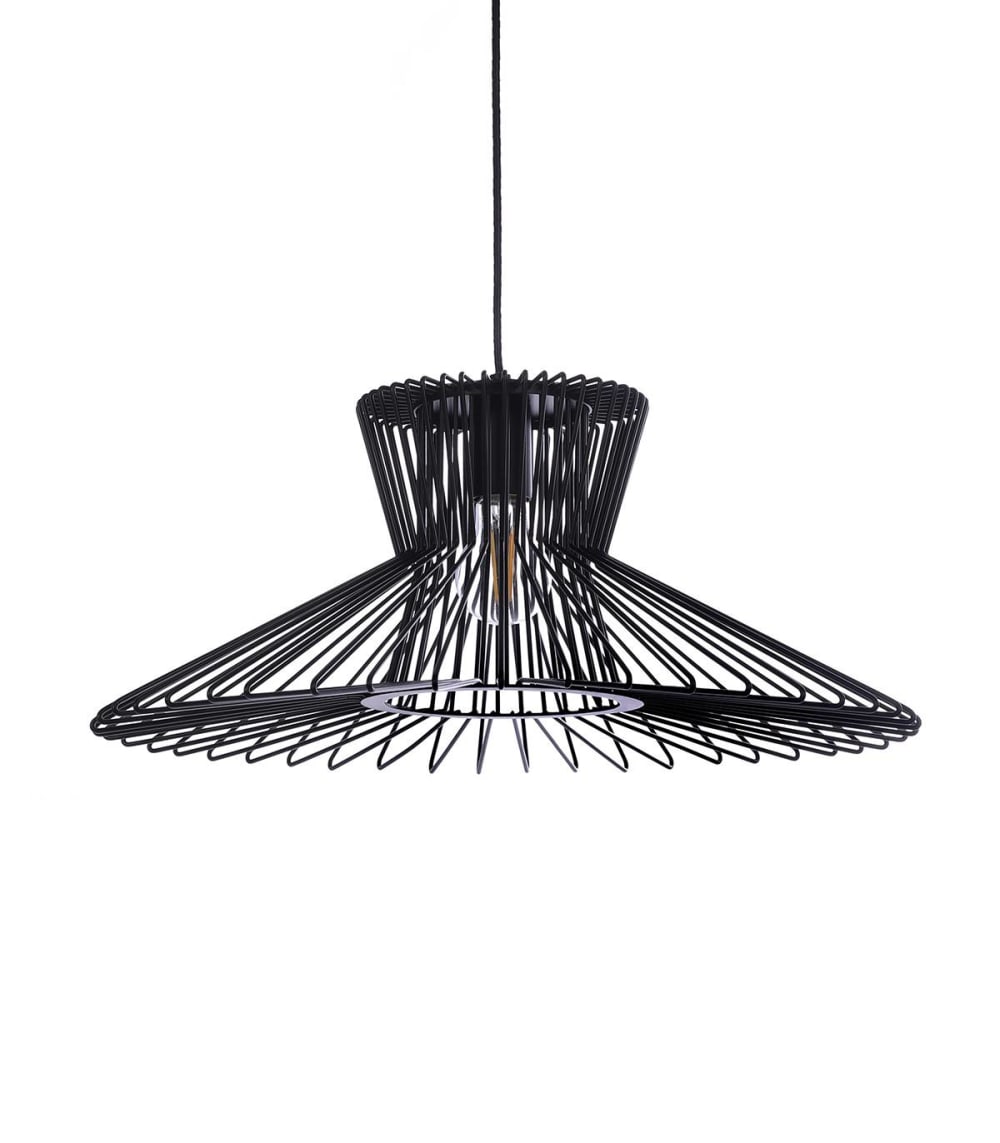 suspension+en+metal+noir,+d.50+cm