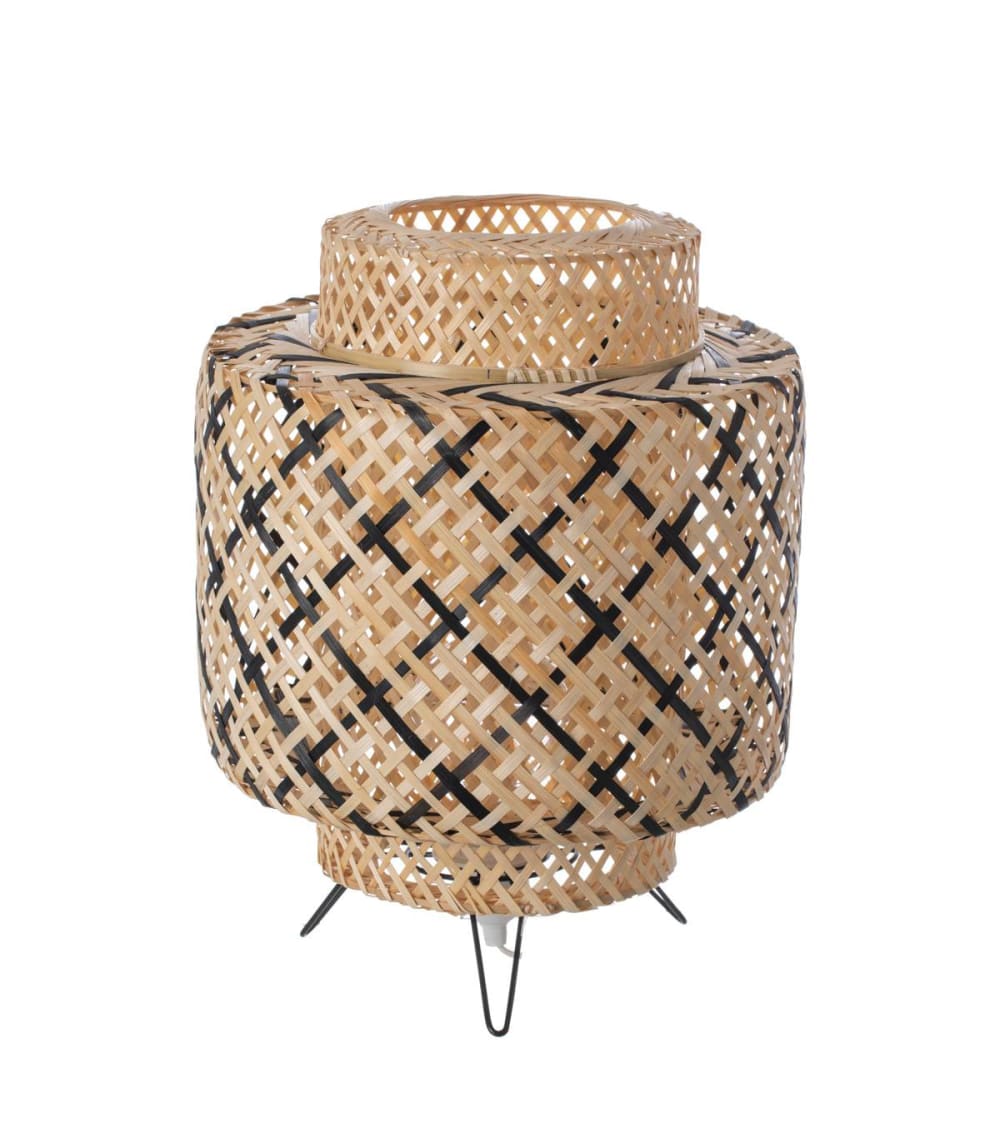 en bambou noir, h. 38 cm