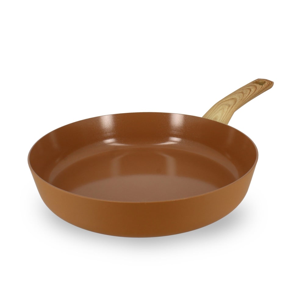 Poêle 28cm avec revêtement céramique noisette - tous feux