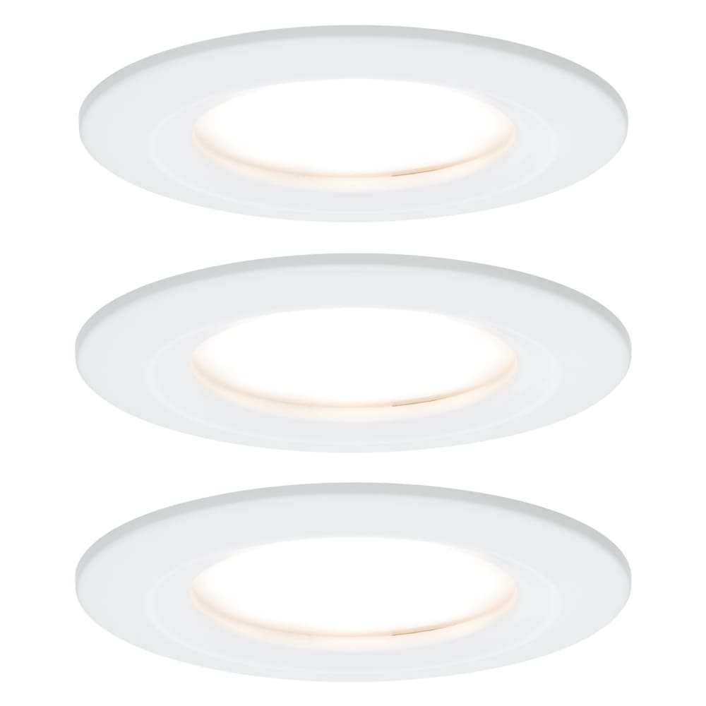 Spot à encastrer en métal blanc