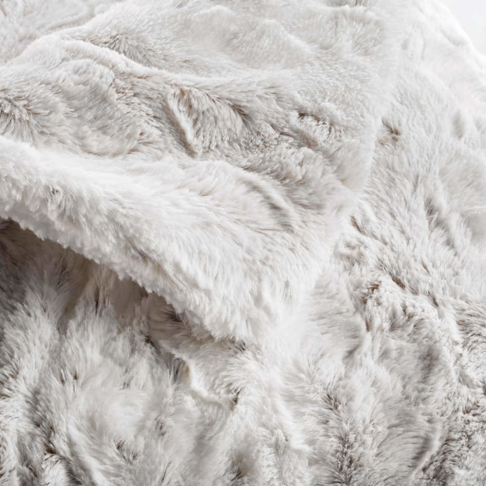 Plaid sherpa blanc 180x220 cm - Maisons du Monde