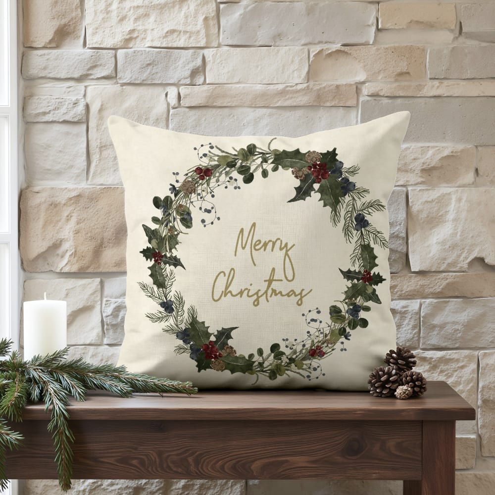 Housse de coussin en coton multicolore 50x50 — vue 3