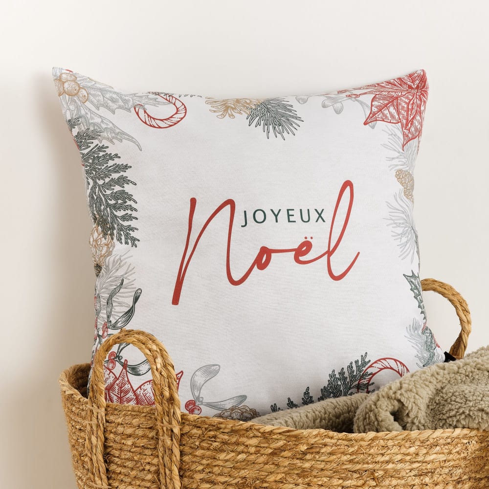 Housse de coussin 100% coton multicolore 50x50 cm - Maisons du Monde