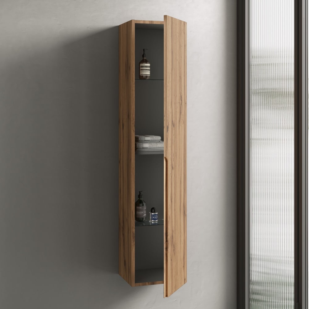 Colonne de salle de bain en MDF chêne - Maisons du Monde