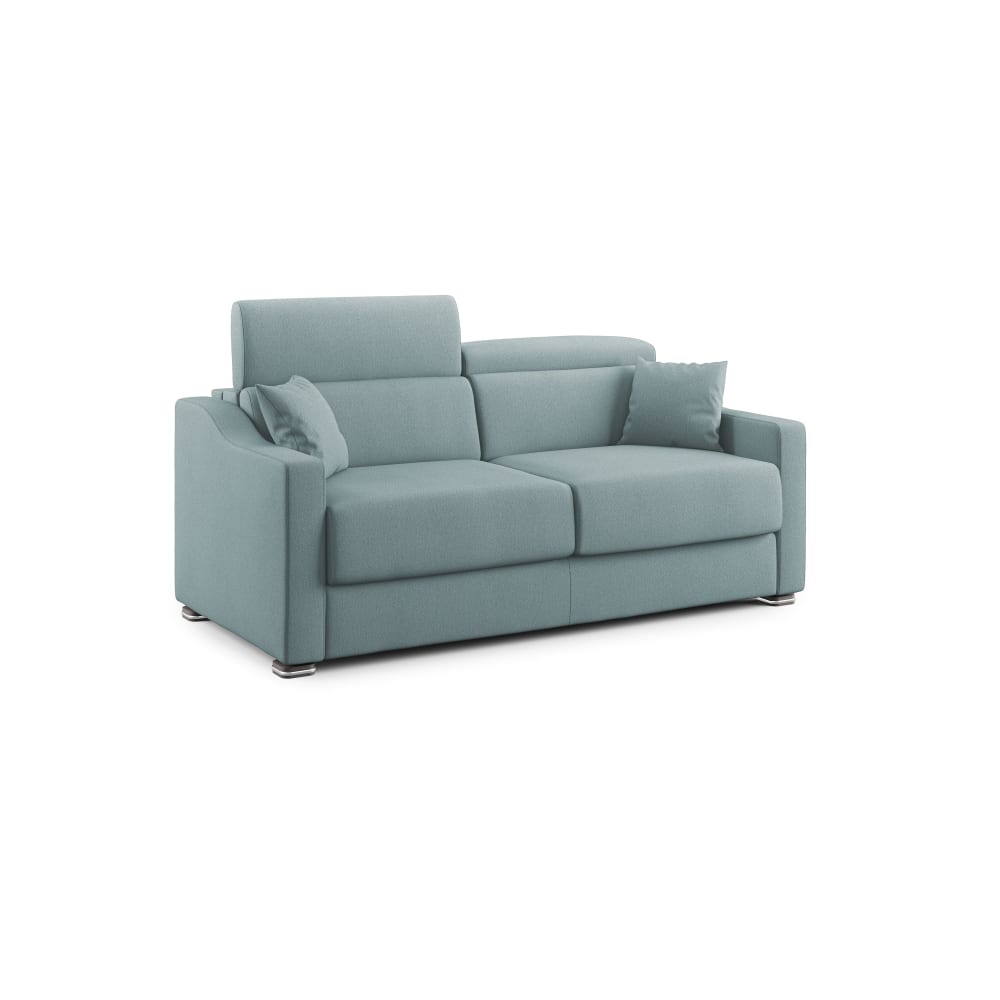 Canapé lit en tissu détachable 171 cm bleu pastel