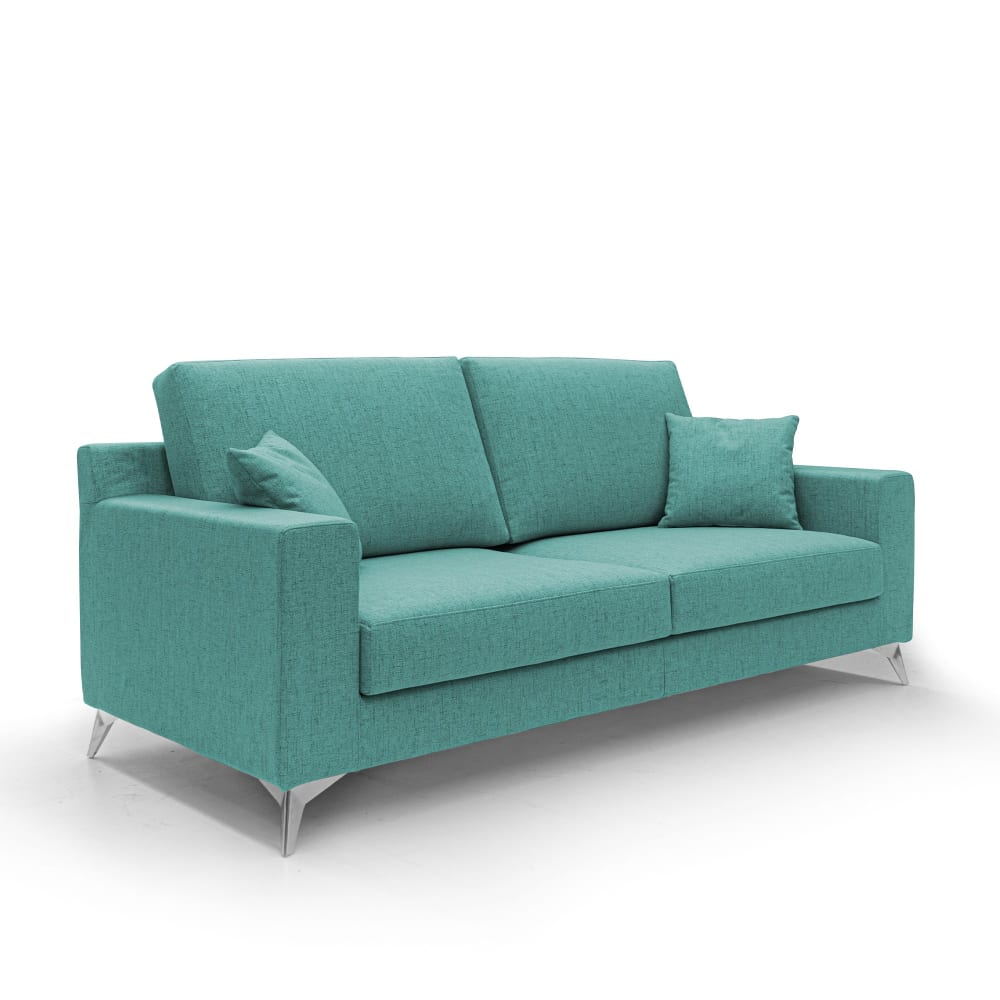 Canapé en tissu imperméable antitache 206 cm vert