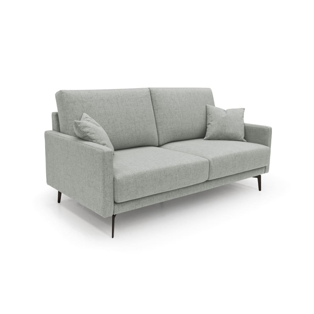 Canapé en tissu imperméable 140 cm gris clair