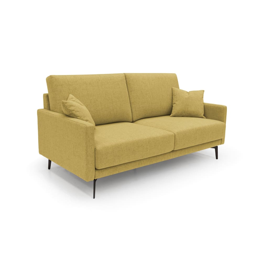 Canapé en tissu imperméable 140 cm jaune