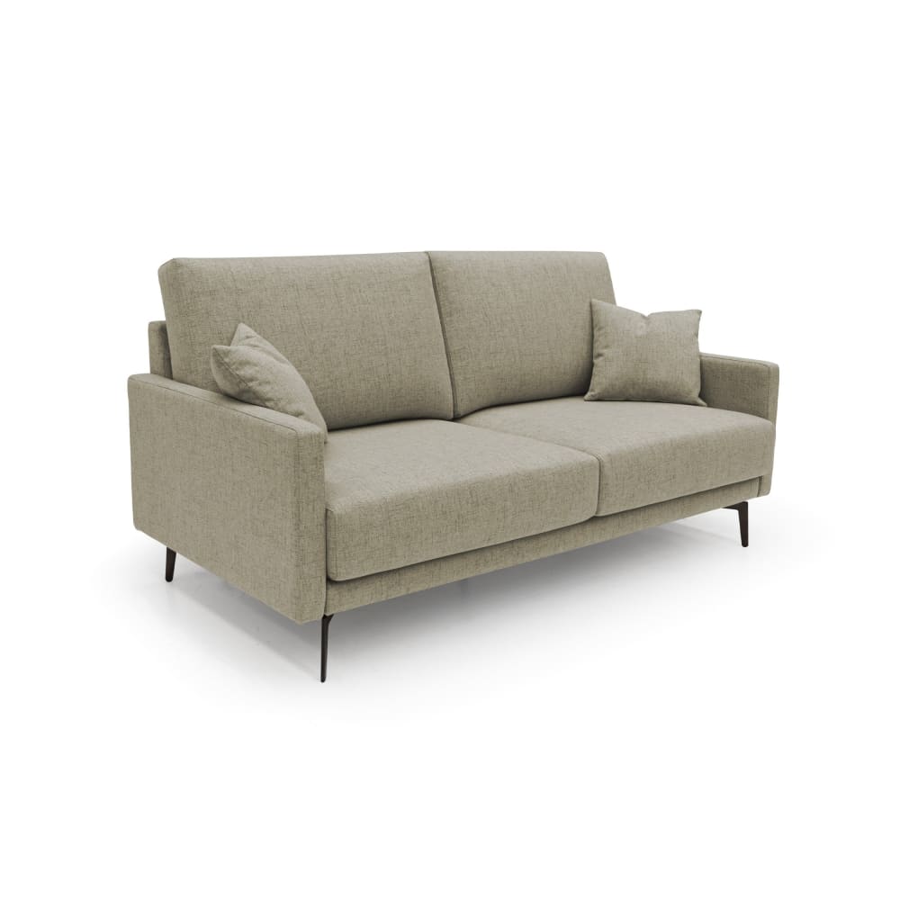 Canapé en tissu imperméable 140 cm brun