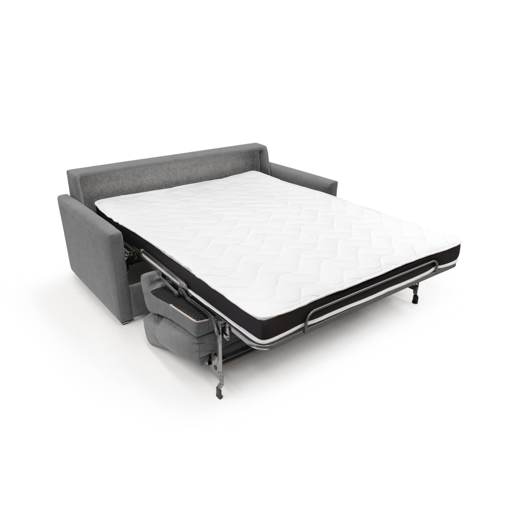 Canapé lit convertible en tissu imperméable 176 cm gris