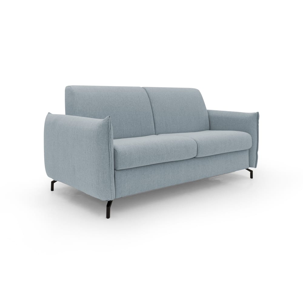 Canapé lit convertible en tissu imperméable 215 cm bleu pastel