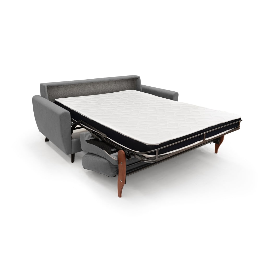 Canapé lit convertible en tissu imperméable 188 cm gris