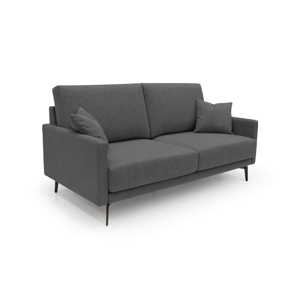 Canapé en tissu imperméable 140 cm anthracite