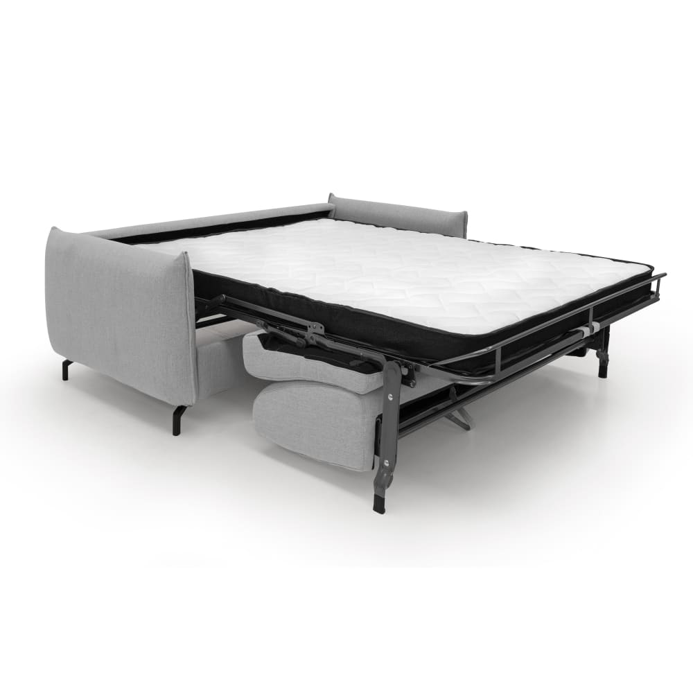 Canapé lit convertible en tissu imperméable 175 cm gris