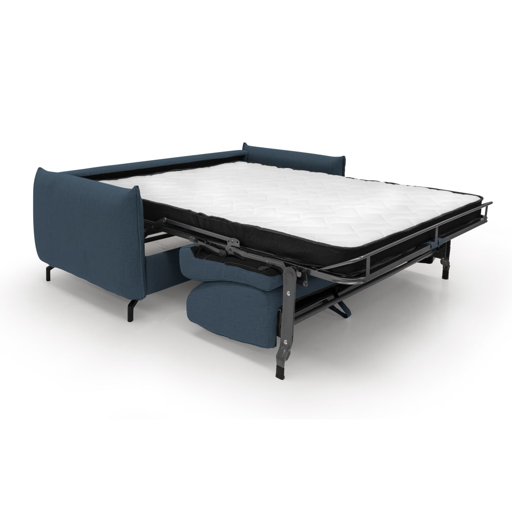 Canapé lit convertible en tissu imperméable 195 cm bleu
