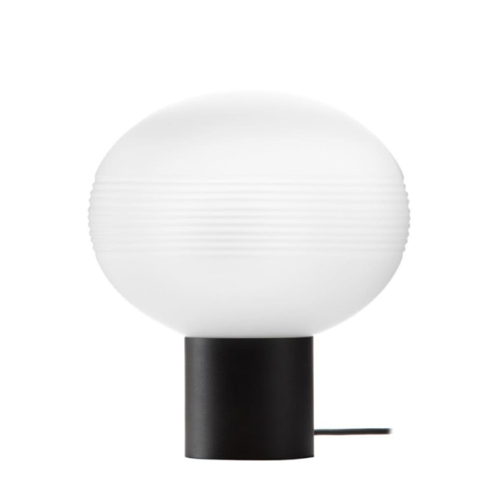Millumine Lampe de table globe verre blanc opale