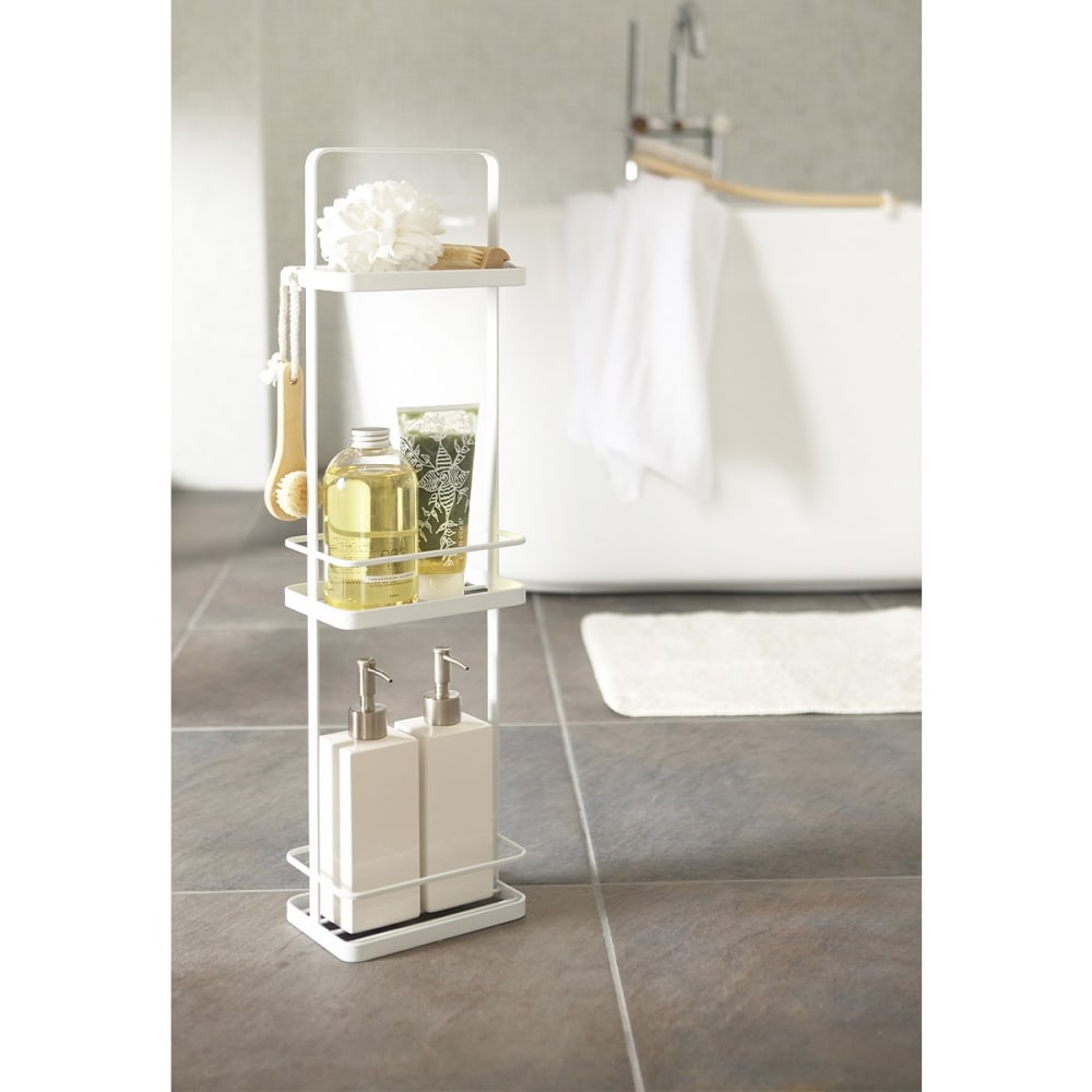 Badezimmerregal mit 3 Ebenen - H67 cm - Weiß - Maisons Du Monde