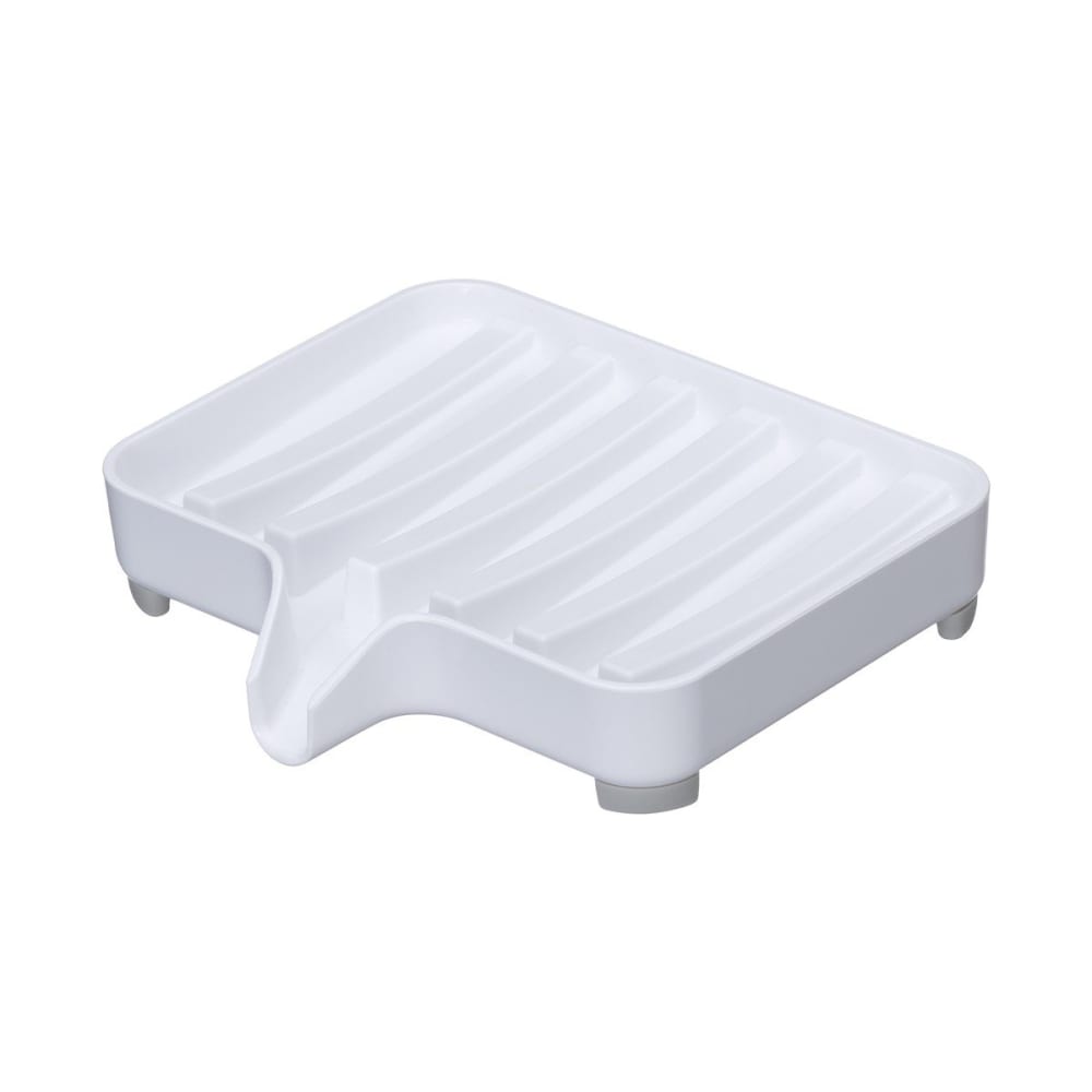 Porte savon avec bec verseur - l11 cm - blanc — Beyit