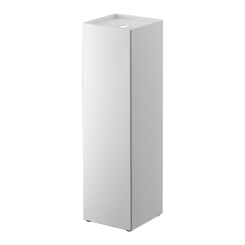 Porte papier toilette en métal - h38,5 cm - blanc — Beyit