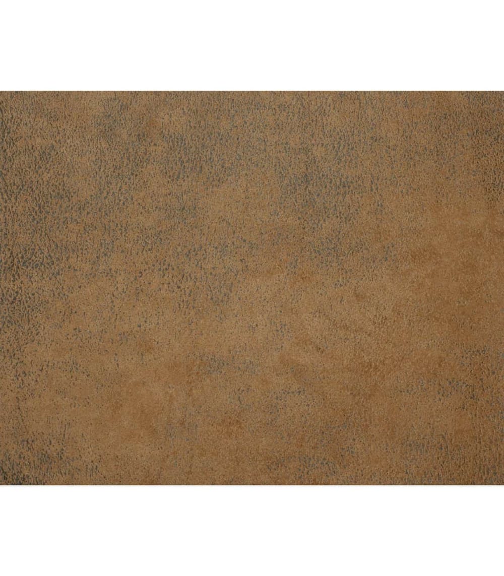 Rideau aspect faux cuir usé marron polyester 140x260cm