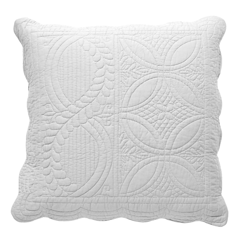 Housse de coussin en coton blanc 40x40cm — vue 4