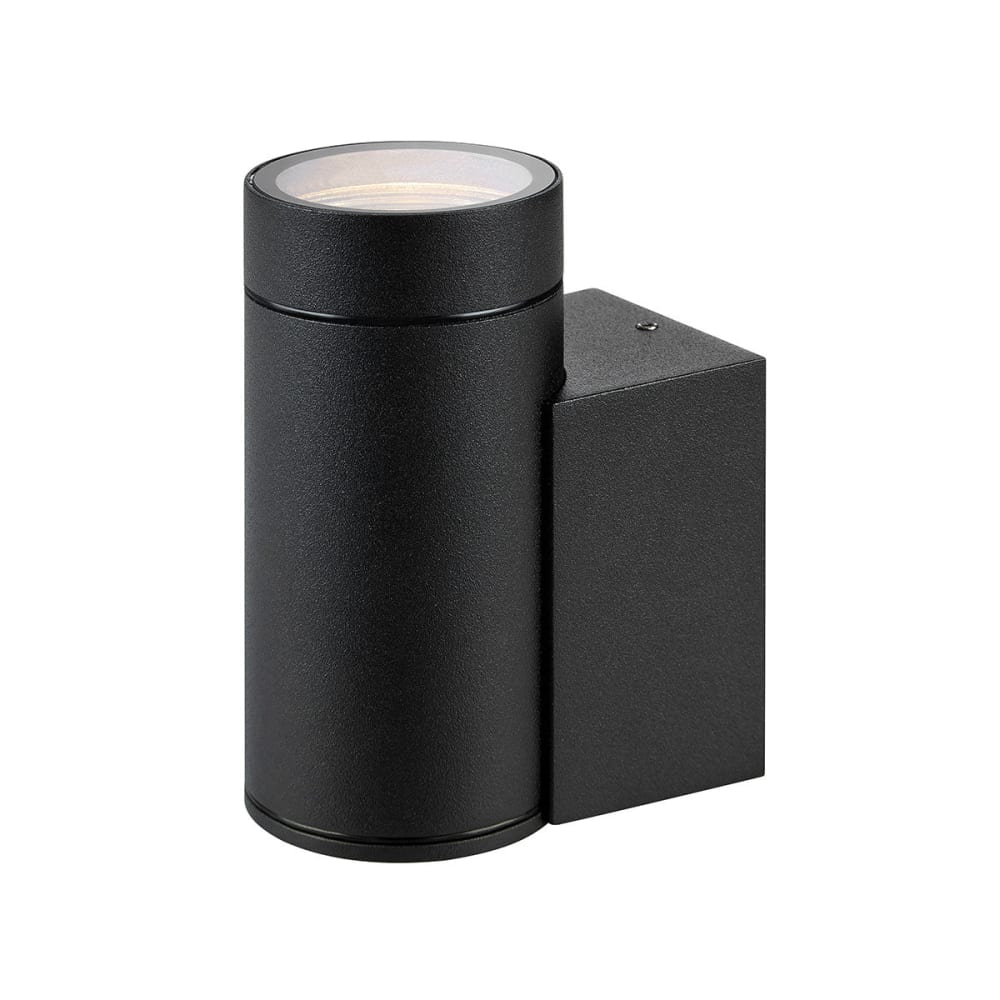 Applique extérieure murale en métal et verre noir Pipe Markslojd