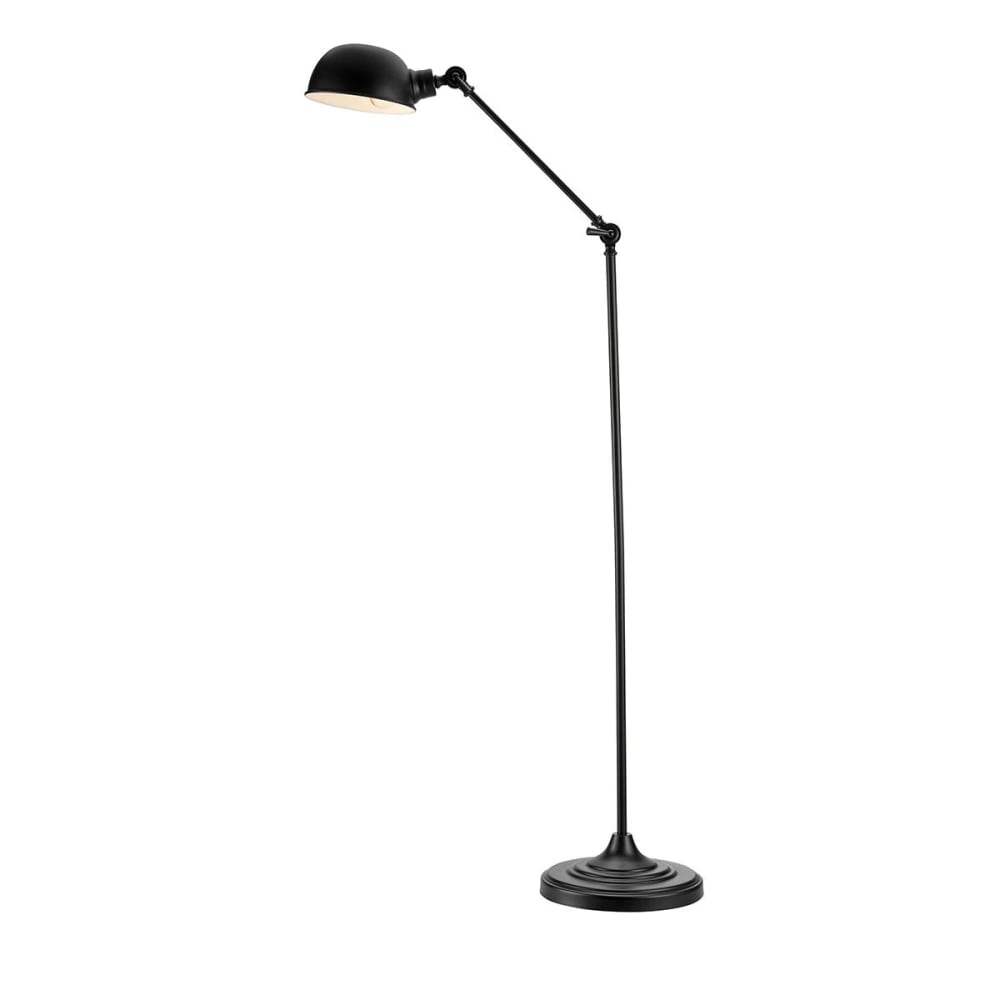 Lampadaire orientable en métal noir Portland Markslojd