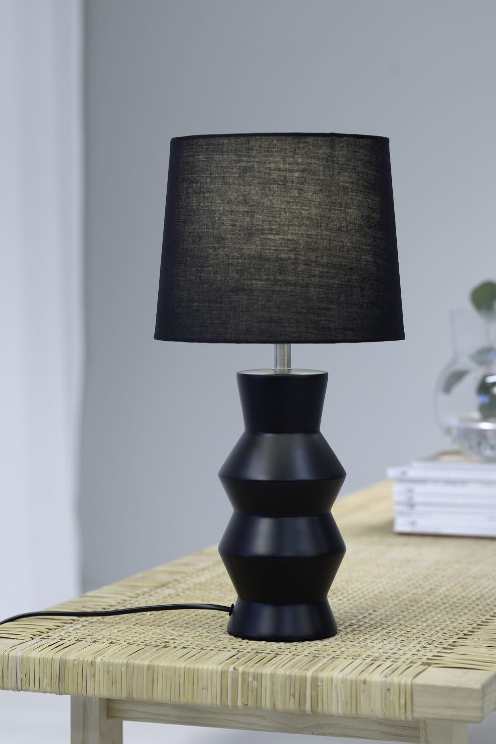 Lampe de table 1xE27 noir — vue 3