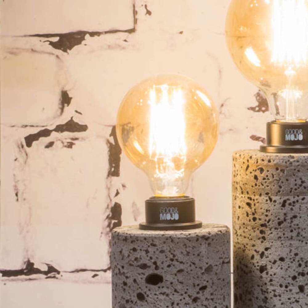 Ampoule globe à led E27/4W en verre fumé - Maisons du Monde
