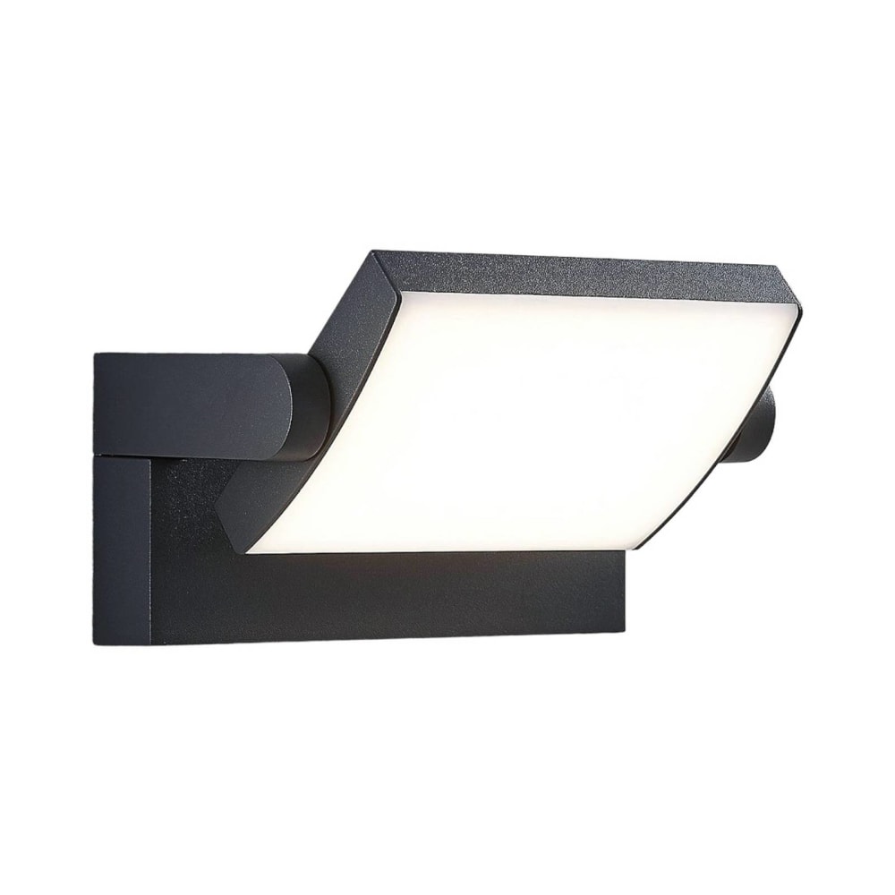 Applique extérieur LED en aluminium gris graphite