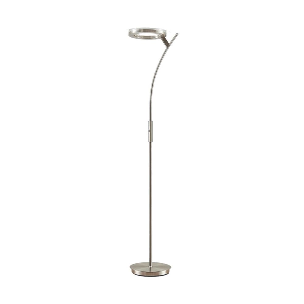 Lindby LED Stehlampe aus Metall, grau style modern - Metall