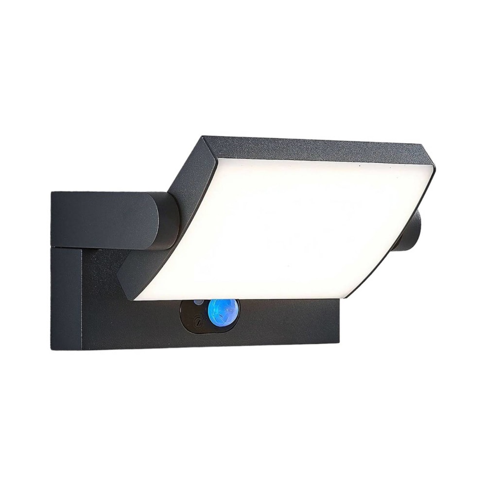 Applique Murale Solaire en Aluminium Noir