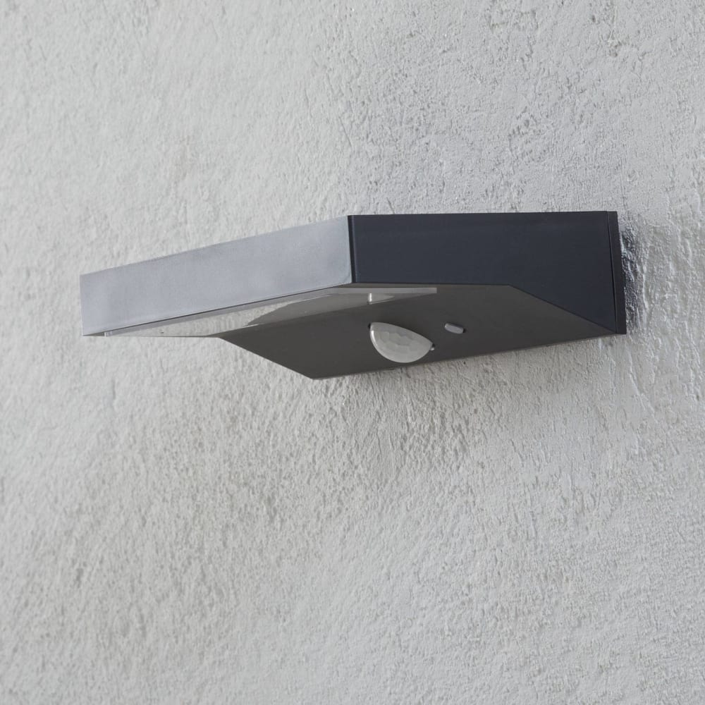 Applique murale solaire en plastique gris - Maisons du Monde