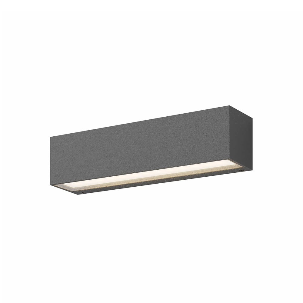 Lucande LED Außenwandleuchte aus Aluminium, schwarz style modern - Aluminium