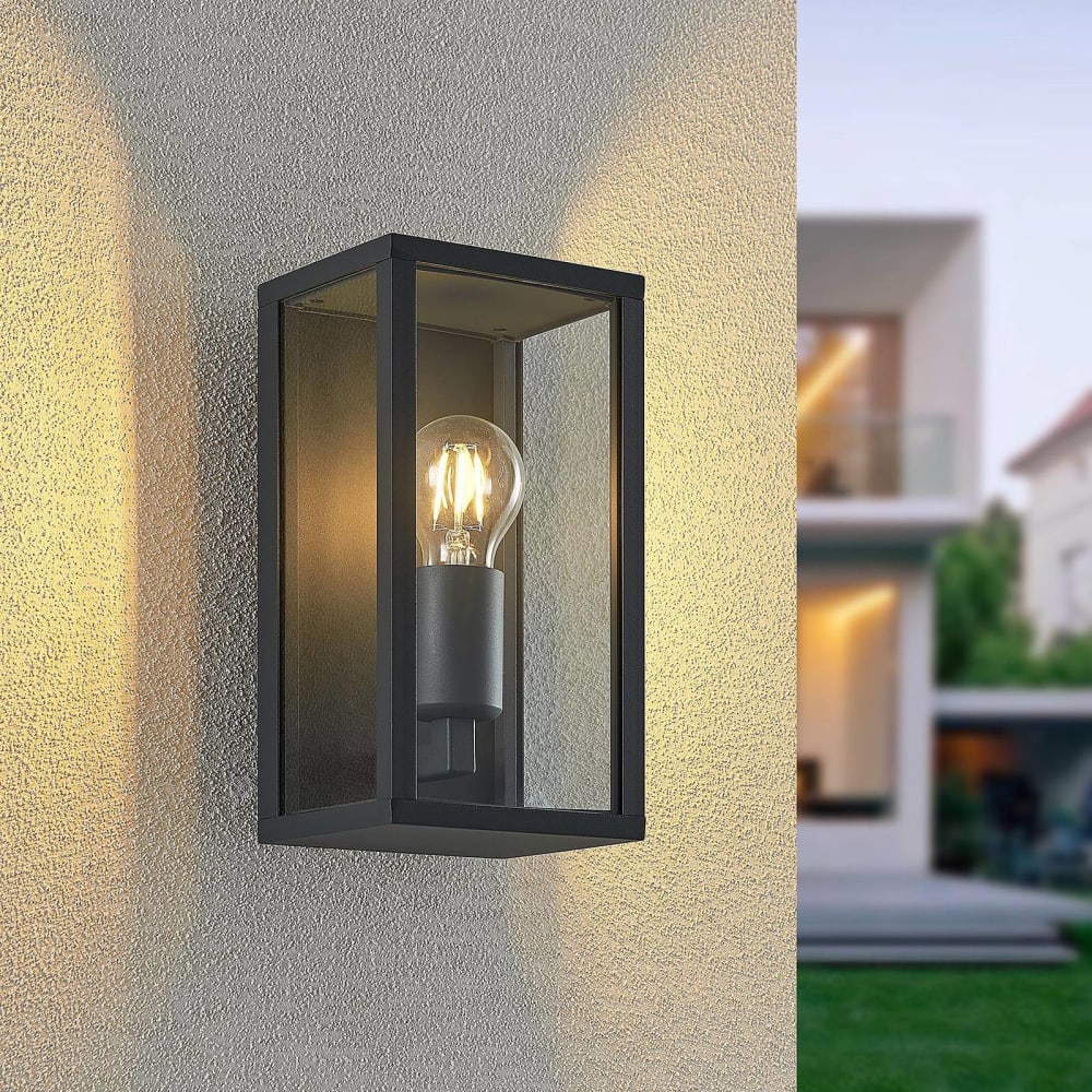 Applique exterieur en aluminium noir - Maisons du Monde