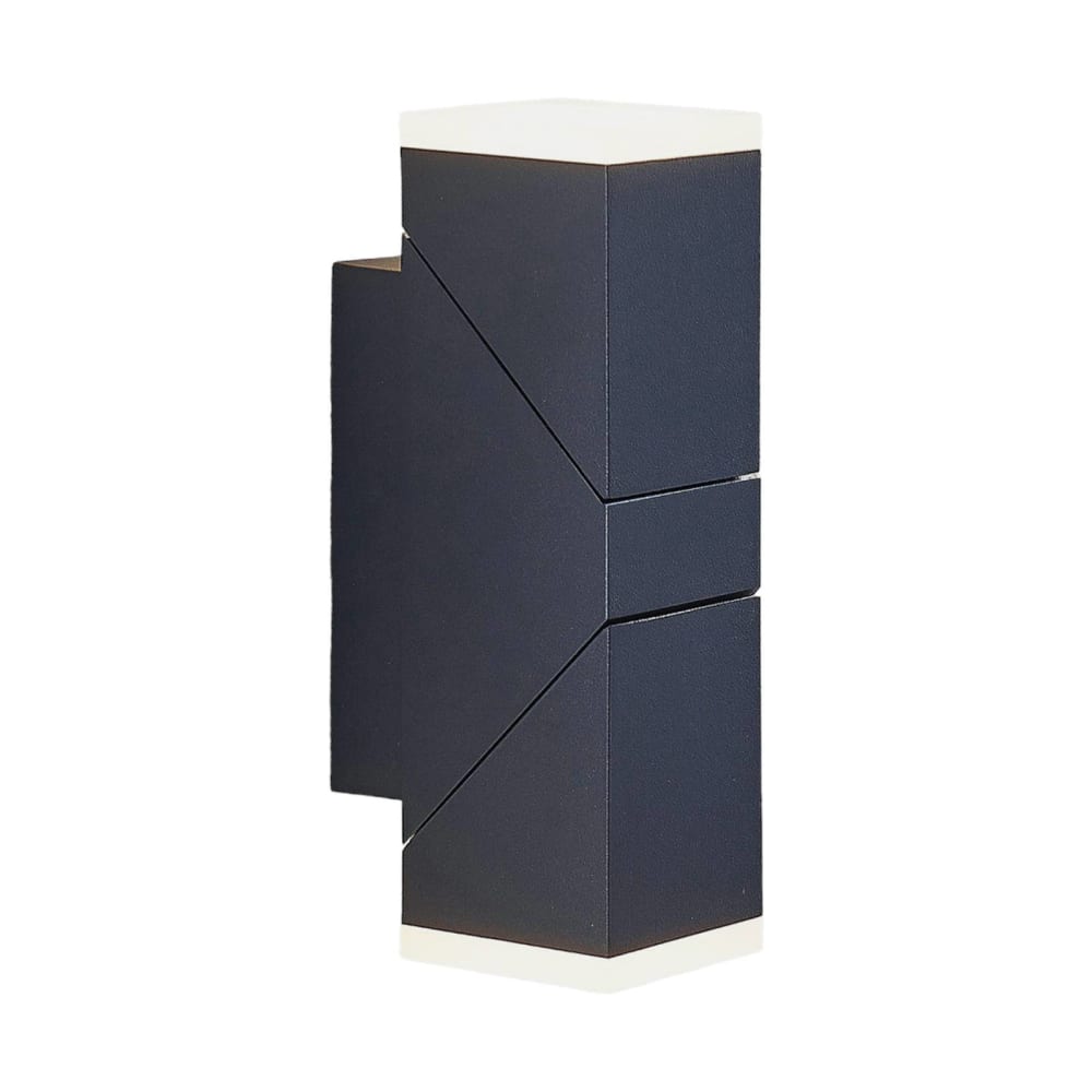 Applique extérieur LED en aluminium gris