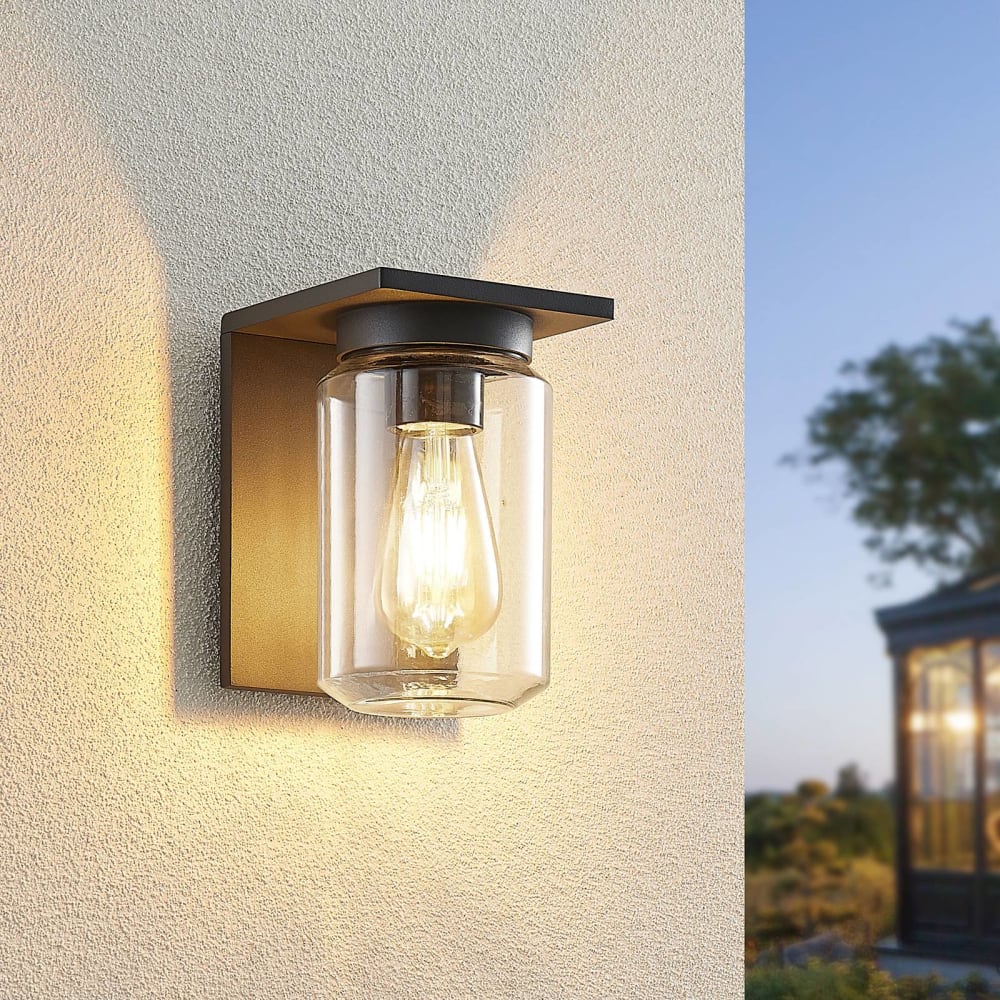 Applique exterieur en aluminium noir - Maisons du Monde
