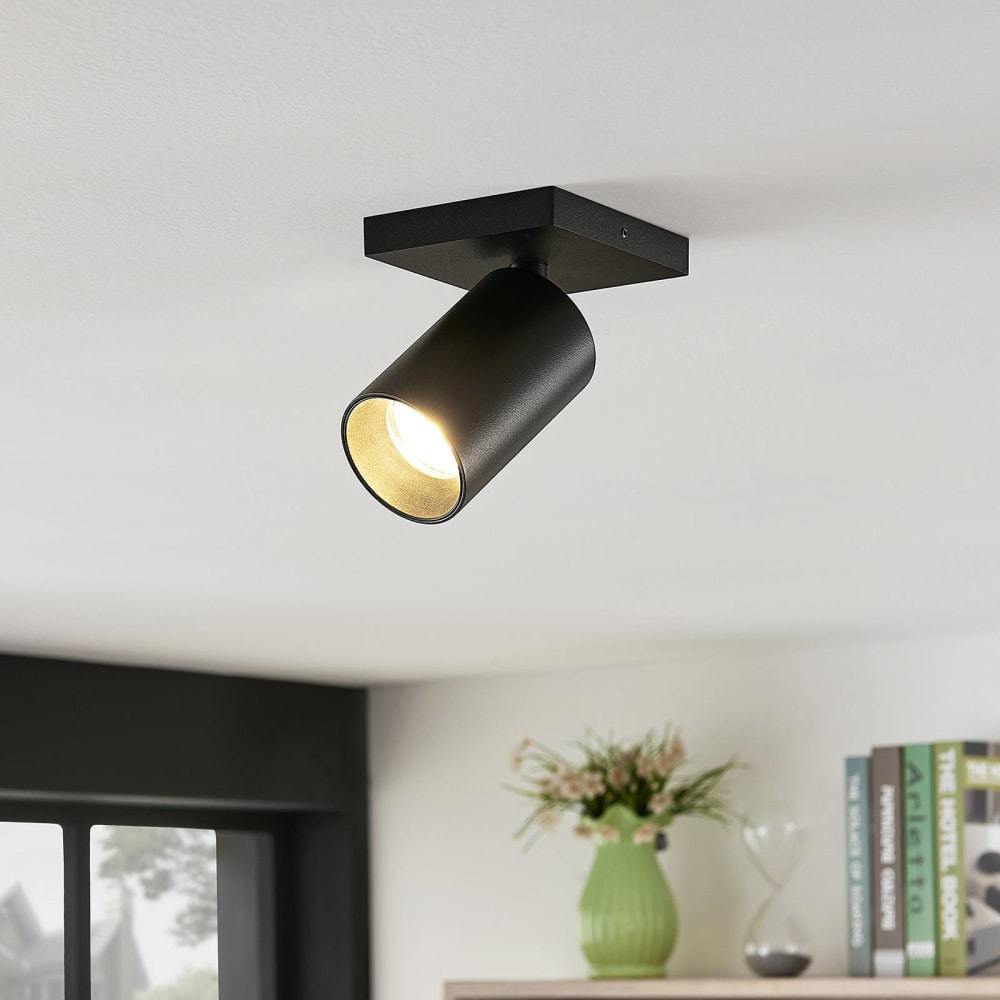 Spot en aluminium noir - Maisons du Monde