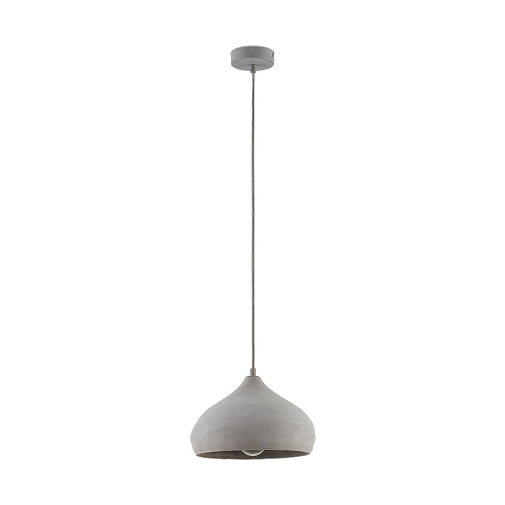 Lindby Außenwandleuchte aus Beton und Aluminium, grau style modern - Beton