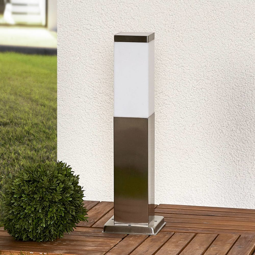 Luminaire extérieur en inox gris - Maisons du Monde