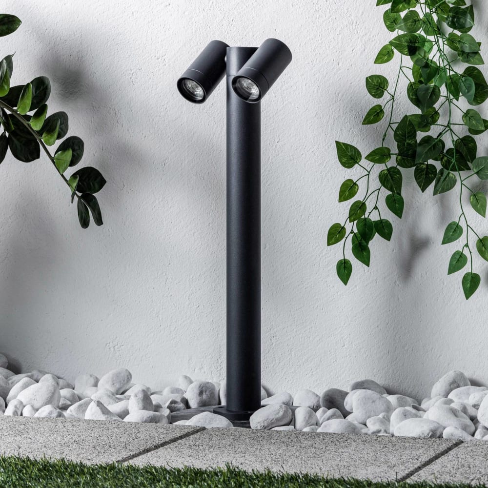 Luminaire extérieur en aluminium noir - Maisons du Monde