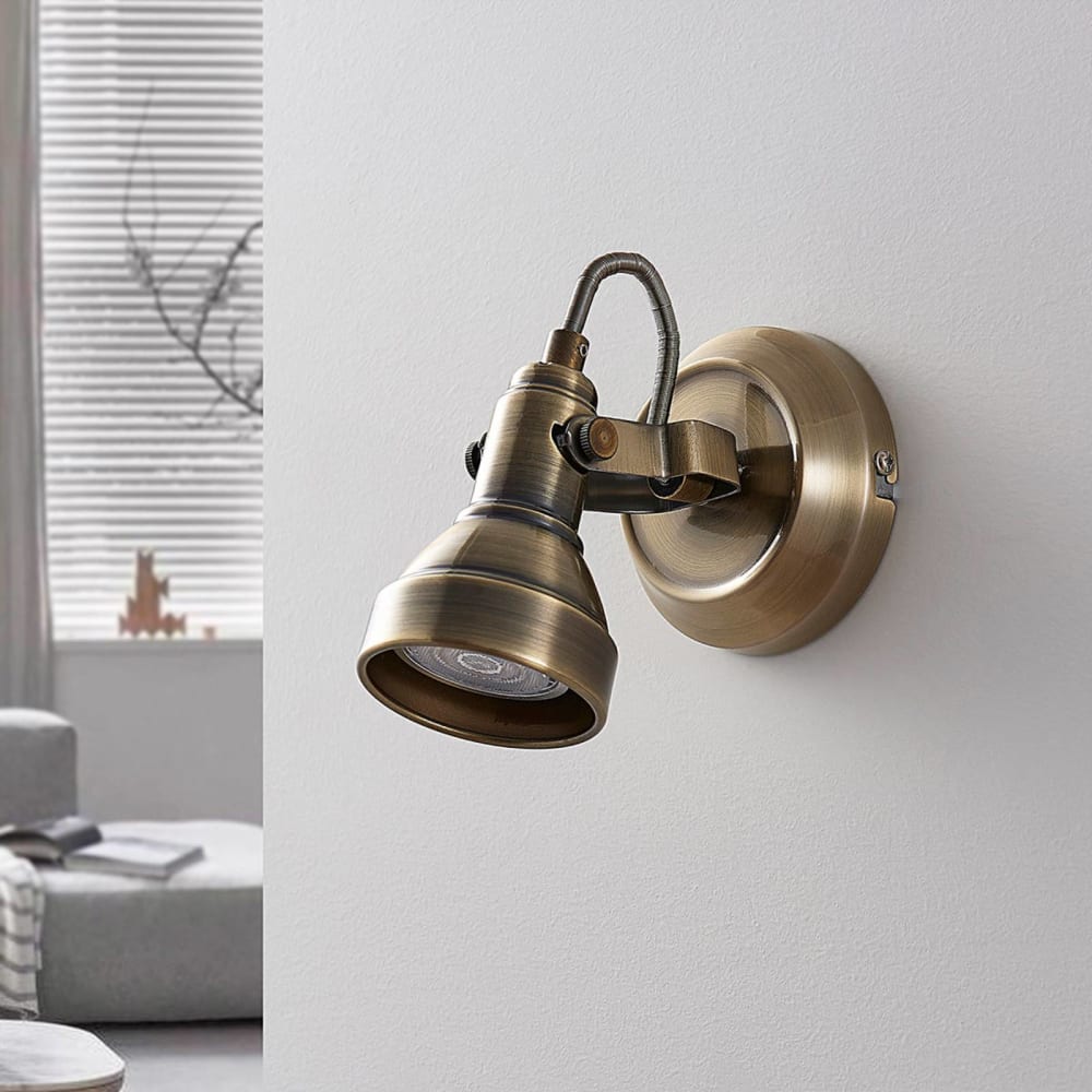 Applique murale en métal bronze - Maisons du Monde