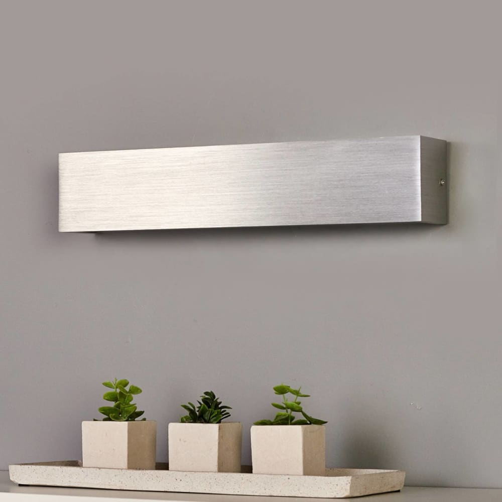 Applique murale led en aluminium gris - Maisons du Monde