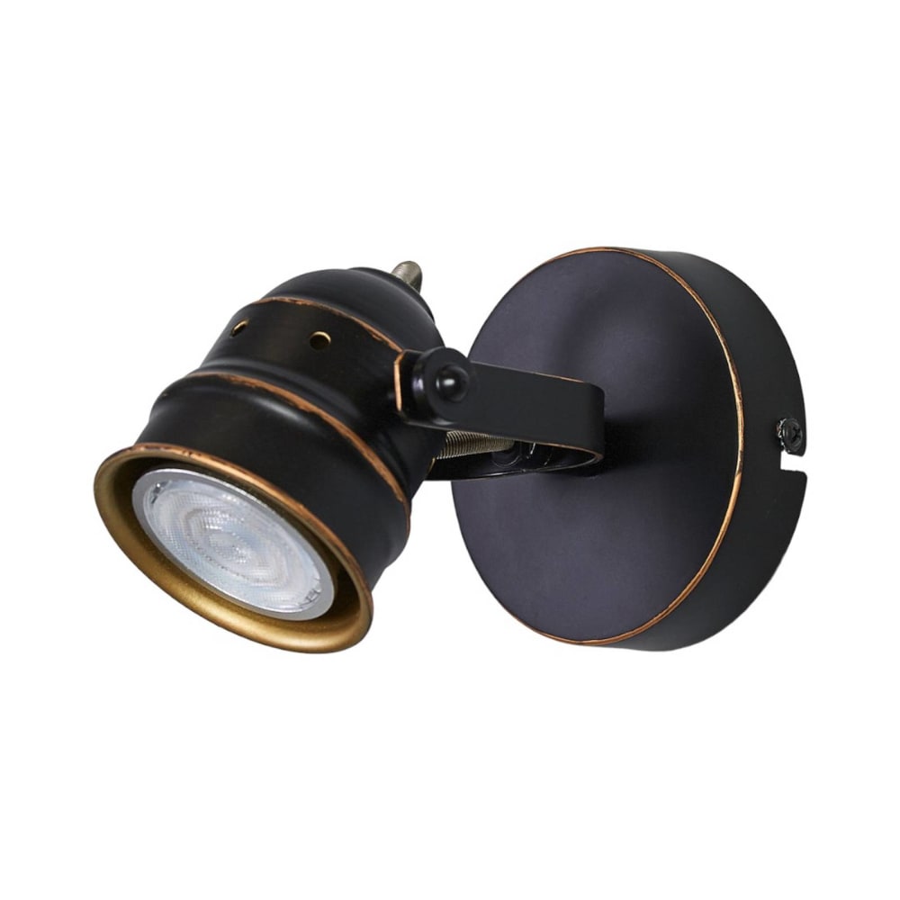 Lindby Wandleuchte, Wandlampe Innen aus Metall, schwarz style vintage - Metall
