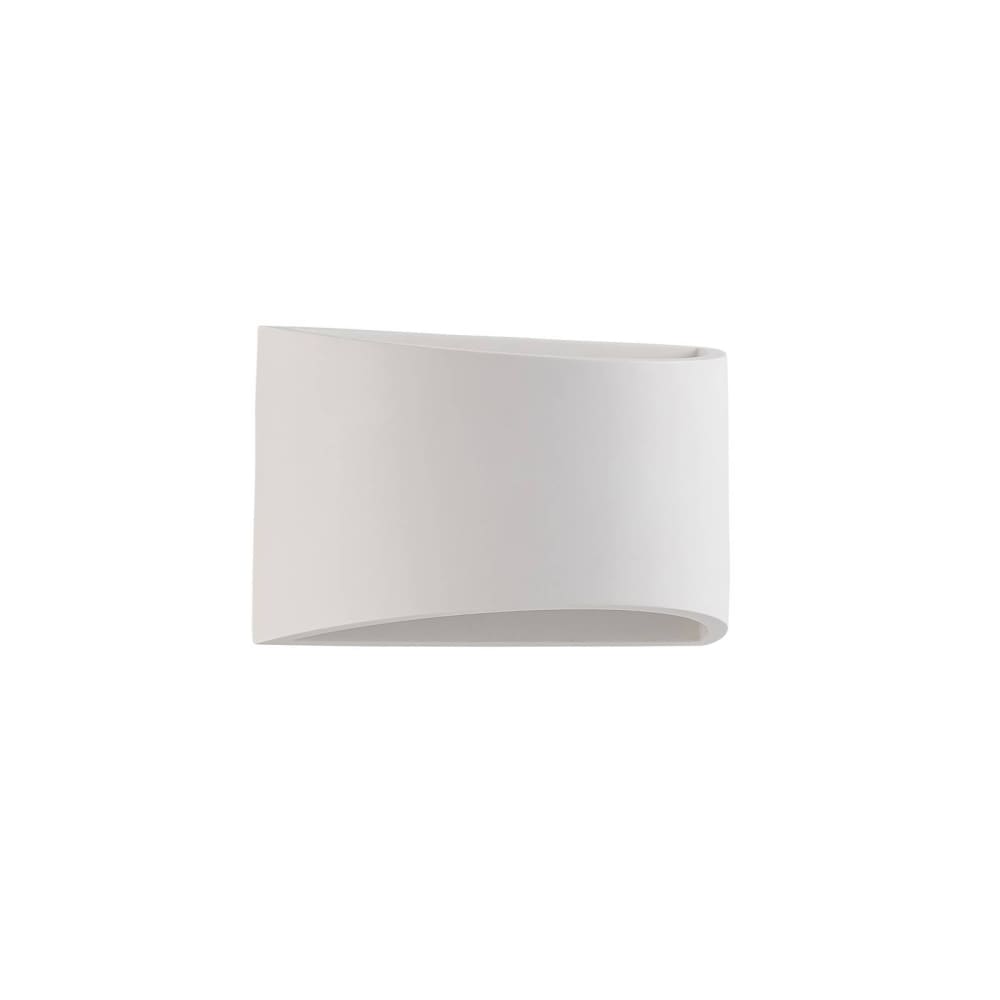 Lindby Wandleuchte, Wandlampe Innen aus Gips/Ton, weiß style modern - Steingut