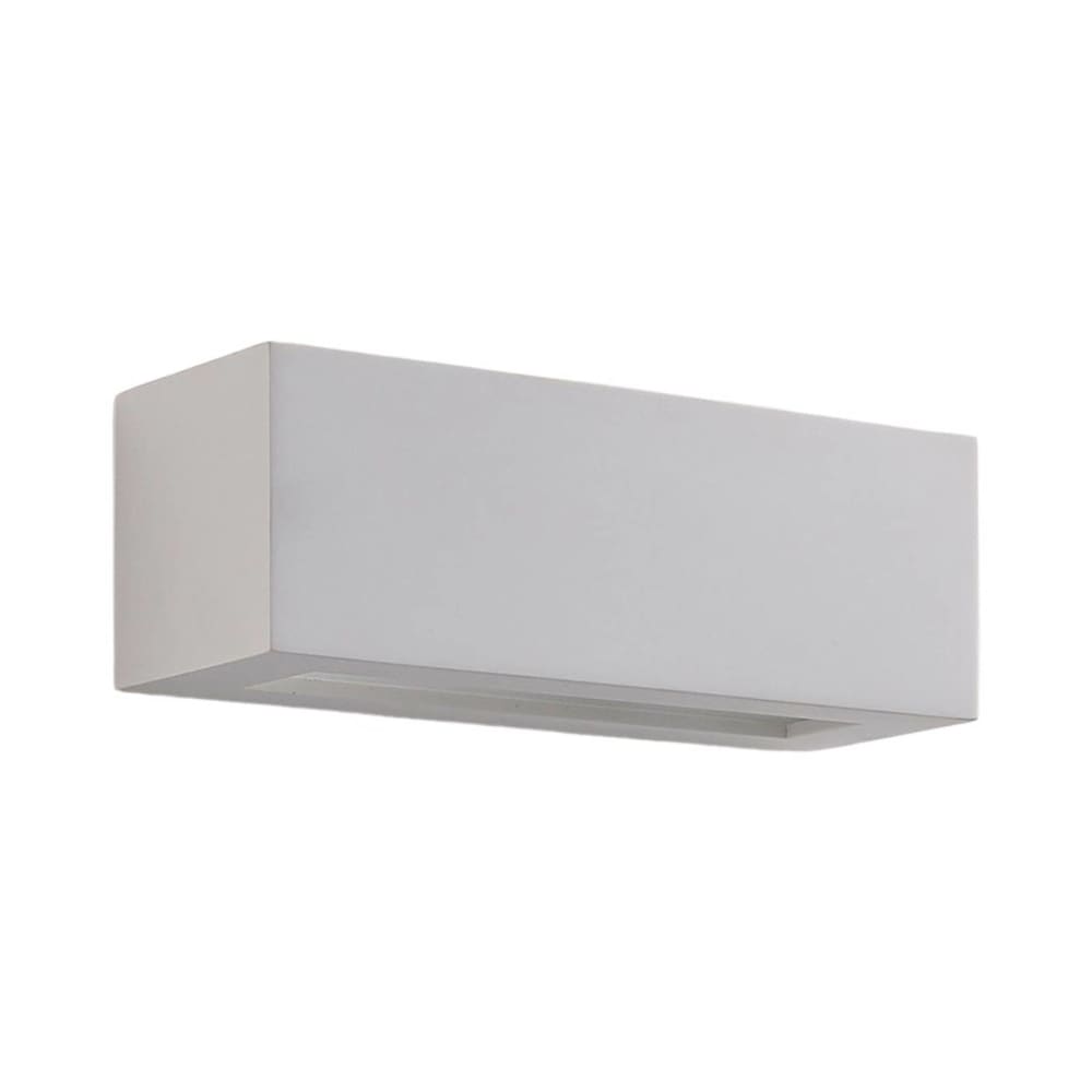Lindby Wandleuchte, Wandlampe Innen aus Gips/Ton, weiß style modern - Steingut
