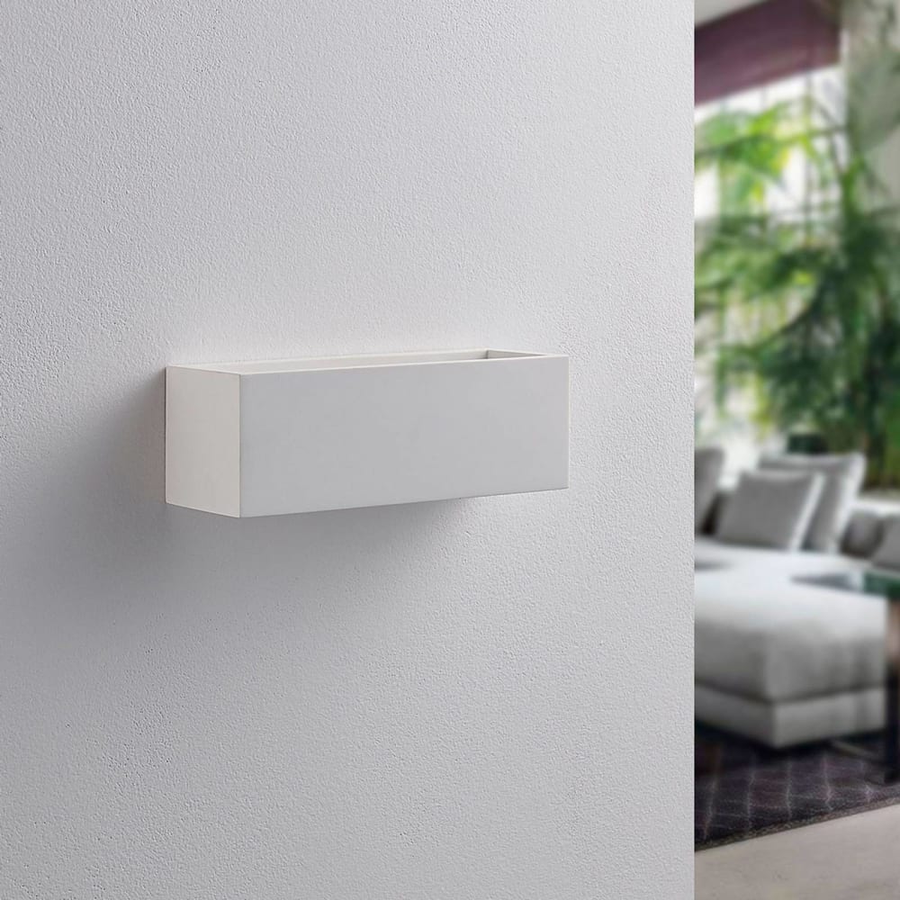 Applique murale en plâtre / terre cuite blanc - Maisons du Monde