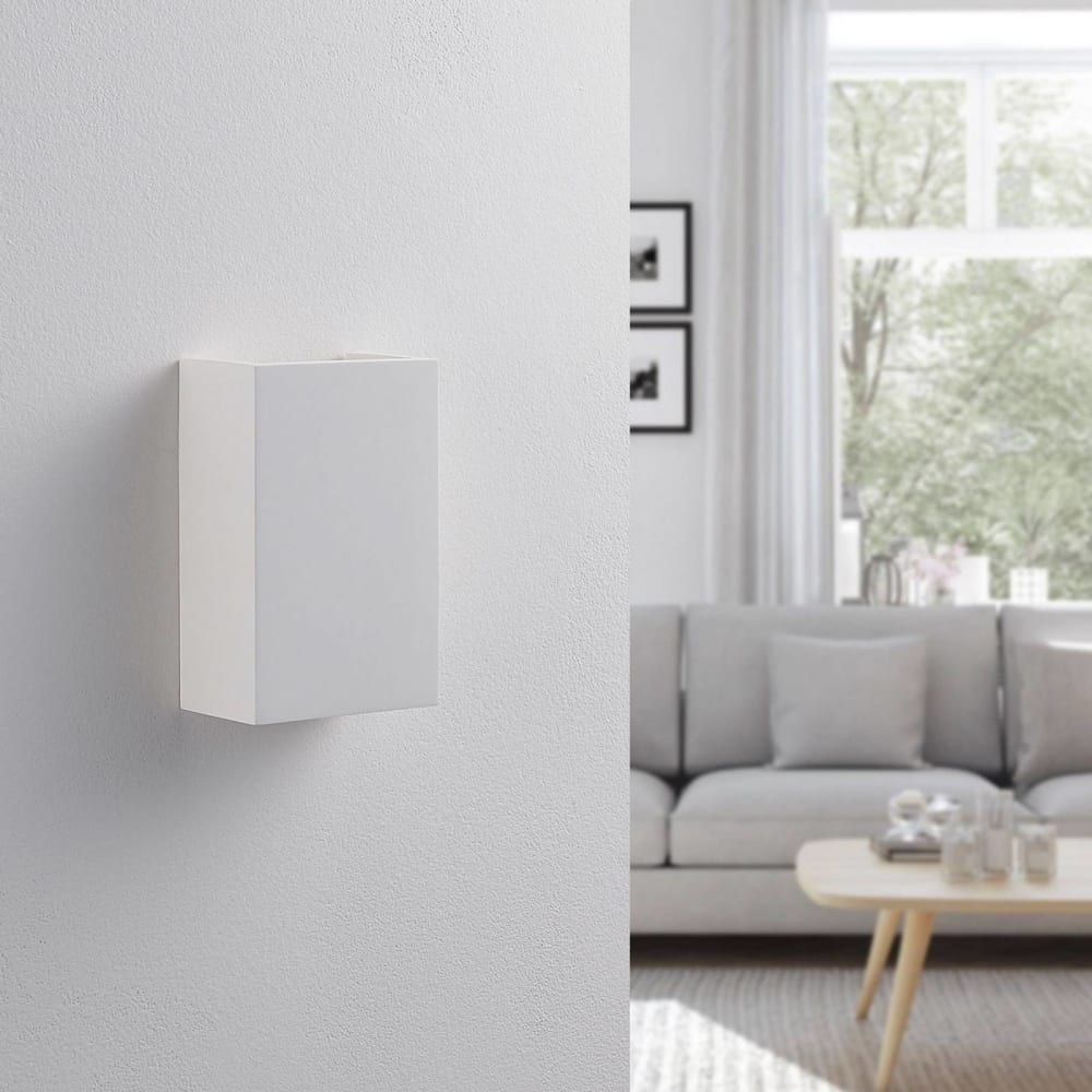 Applique murale en plâtre / terre cuite blanc - Maisons du Monde