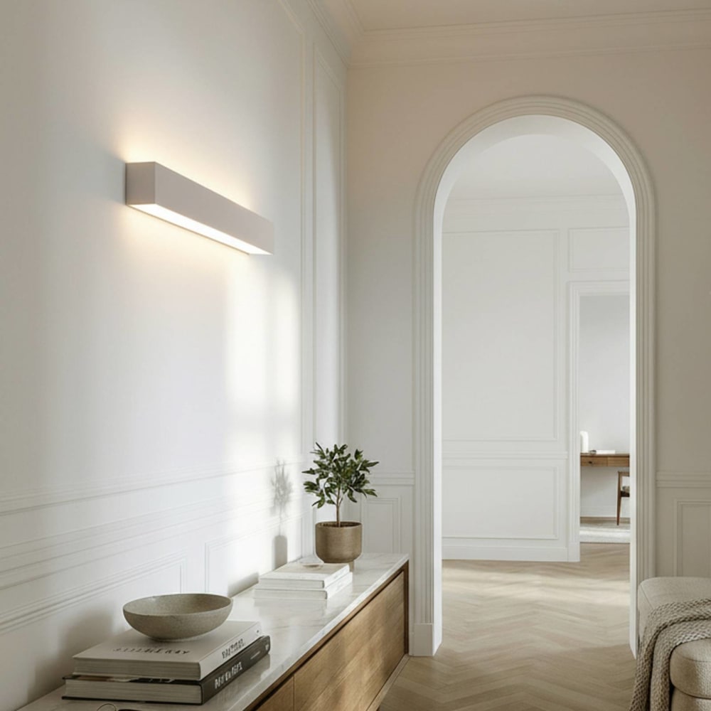 Applique murale en plâtre / terre cuite blanc - Maisons du Monde